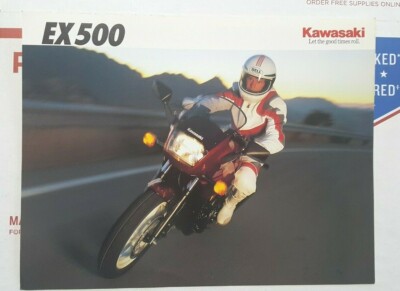 NOS Kawasaki 1991 EX500 Brochure 99969-2140 (tzp-292) | eBay