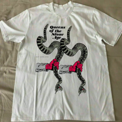 Rare Queens Of The Stone Age Snake Band All Size T-shirt