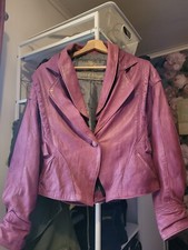 Pink Leather Jacket