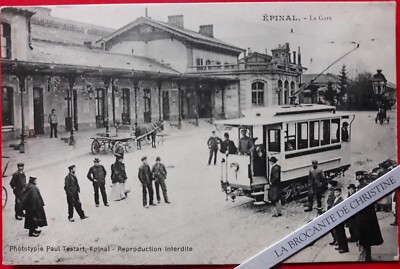 Nr. 6 CPA D'EPINAL La Gare ungeschrieben VOSGES 88
