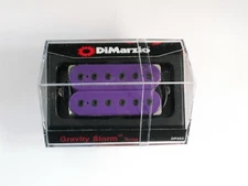DiMarzio Regular Spaced Gravity Storm Bridge Purple W/Black Poles DP 253
