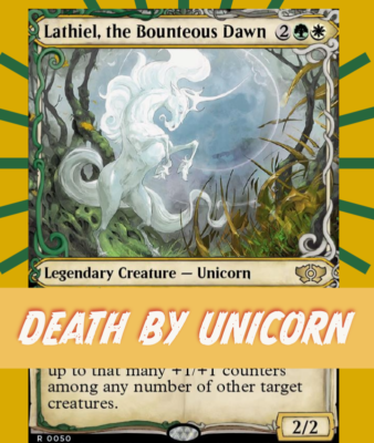 Lathiel DEATH by Unicorn - Green/White - Custom Commander Deck, EDH, MTG |  eBay