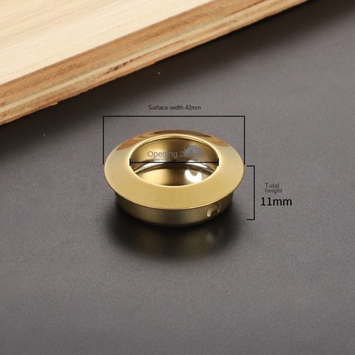 Hardware Recessed Door Handle Stainless Steel Door Handlebar Wardrobe - Picture 14 of 14