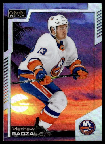 2021-22 O-Pee-Chee Platinum Sunset Mathew Barzal New York Islanders #138 - 第 1/2 張圖片