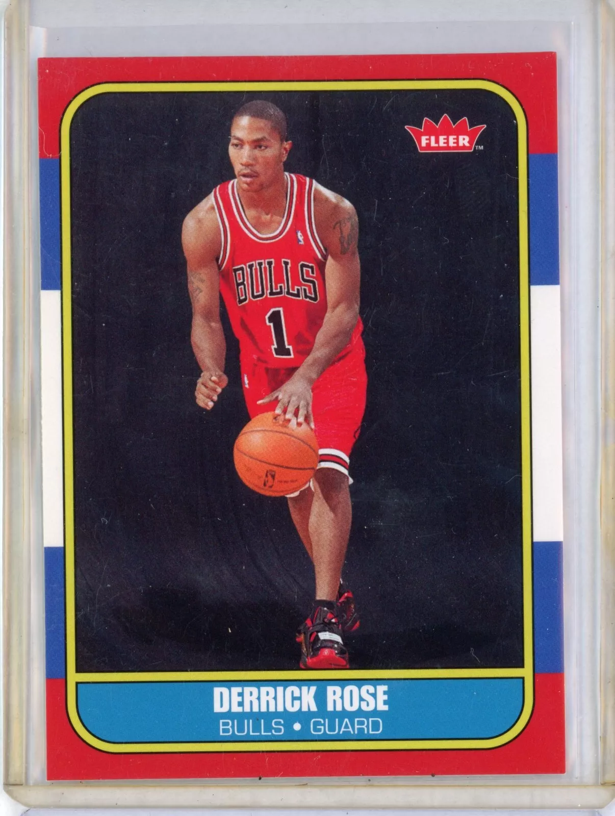 Derrick Rose trading card