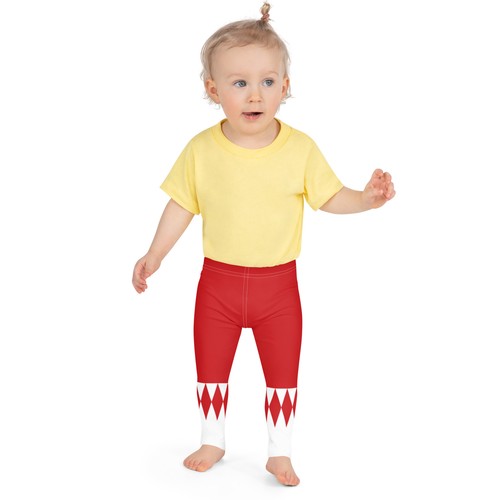 Fighter Red Halloween Costume Leggings Childs Pants Cute Holiday Kids Clothing - Picture 2 of 21