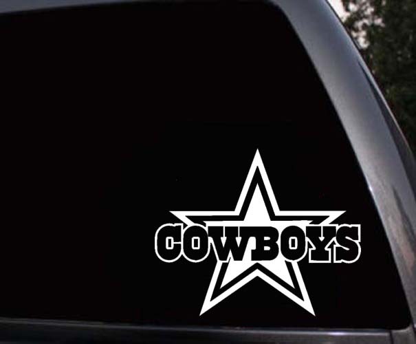 Dallas Cowboys Football Logo Car Window Laptop Wall Vinyl Decal Sticker