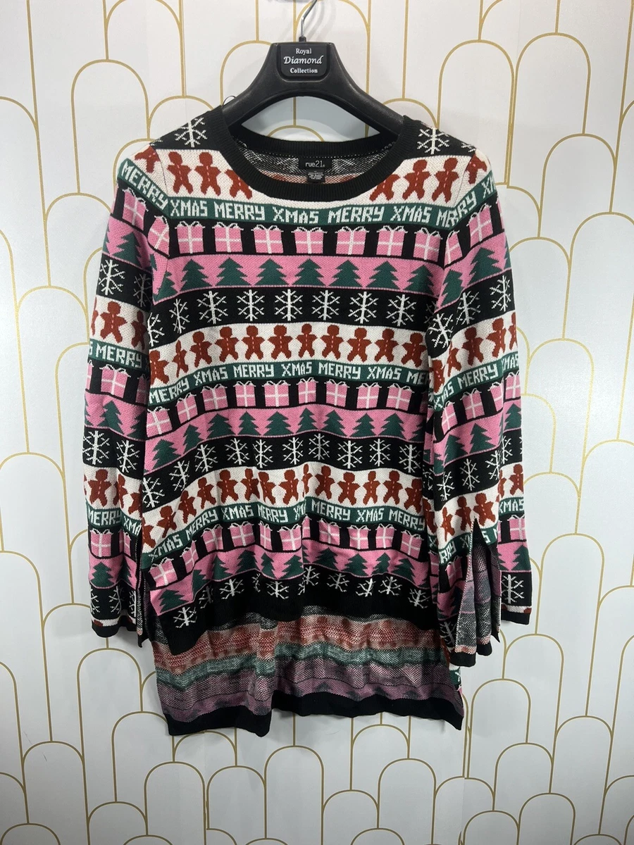 Pink and green shop christmas sweater