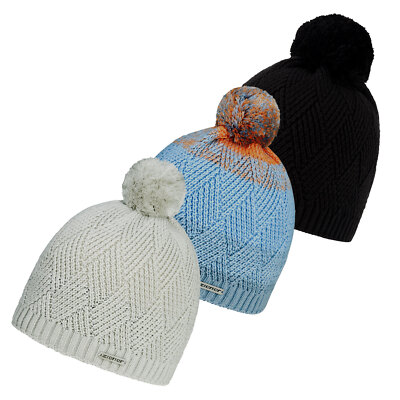 Ziener Damen Herren Unisex Mütze Skimütze Strickmütze Bommelmütze Ixia Hat