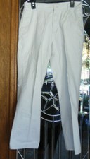 Tommy Hilfiger Women's Sz 8 Beige Chinos Pants Flat Front Inseam 29"