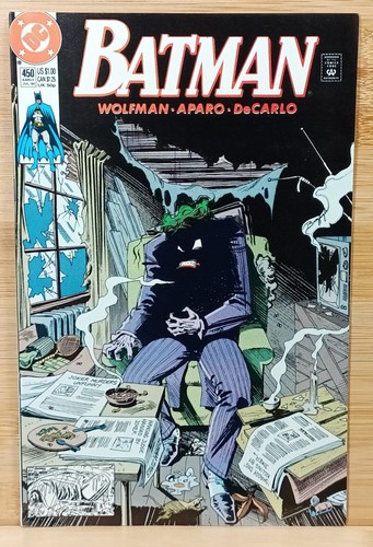 Batman Wolfman Aparo DeCarlo DC Comic #450 Early July 1990 - Picture 3 of 17