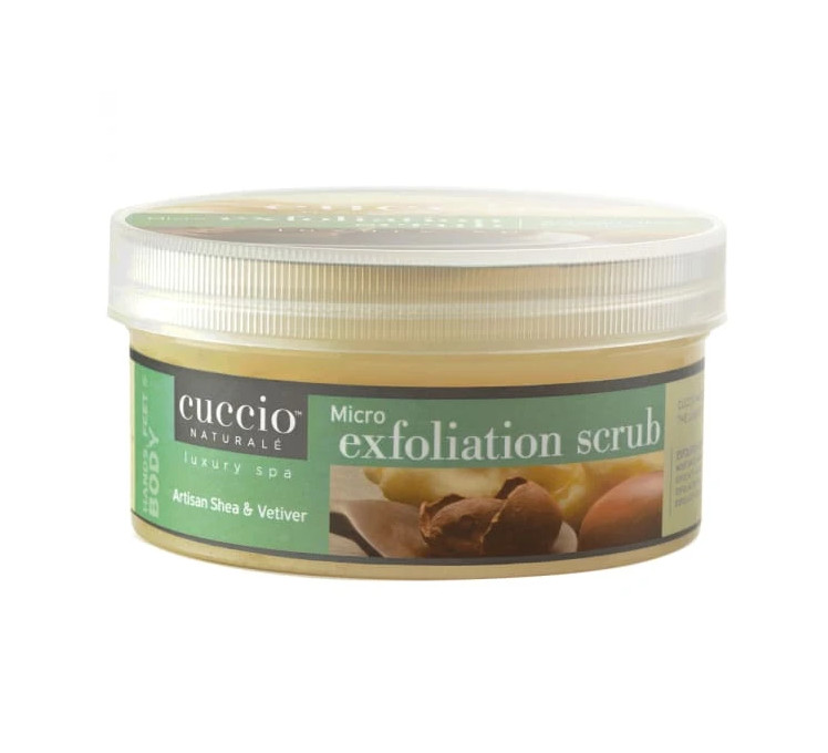 Micro Exfoliating Scrub- Artisan Shea & Vetiver By Cuccio Naturale 16 fl oz