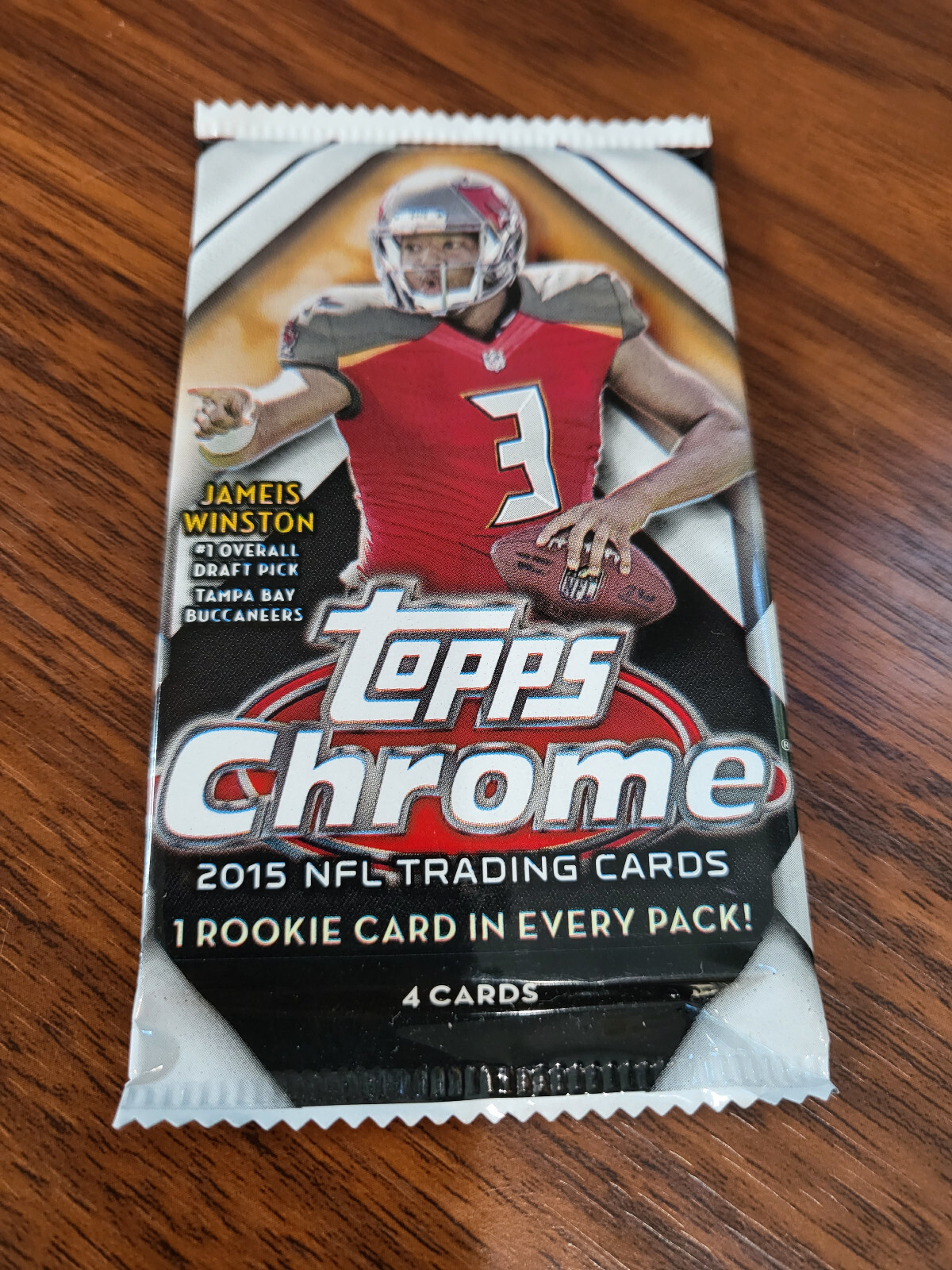 2015 Topps Chrome Football NFL Card Hanger Pack – see checklist