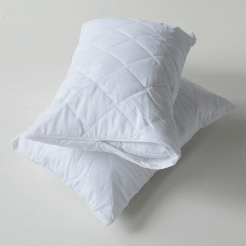 Lujo Acolchado Impermeable Protector de Almohada 100% Algodón Paquete de 4 Fundas de Almohada - Imagen 6 de 8