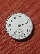 Antico Movimento Orologio Waltham ( Guasto)