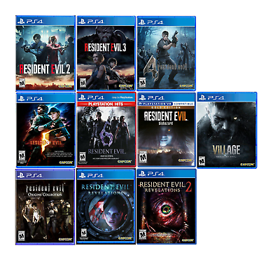 PS4 Resident Evil Ultimate Collection Bundle 9 Games US NEW SEALED