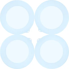 4 Pack Silicone Lids for Corelle Vitrelle 18-Oz Soup/Cereal Bowls, Freezer