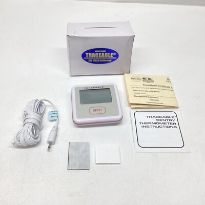 Traceable Sentry Digital Thermometer with Bullet Probe -58 to 140F  4121 NEW