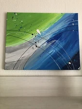 Original painting large canvas picture acrylic-unique-self painted