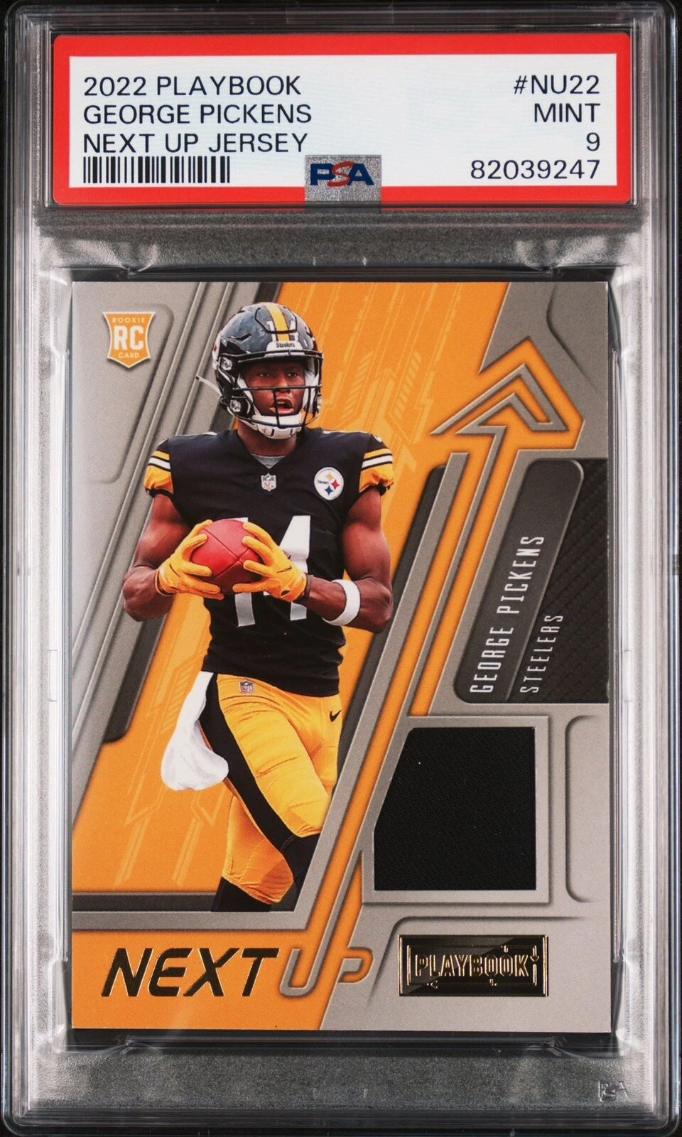 George Pickens Panini Playbook Next Up #NU22 Jersey