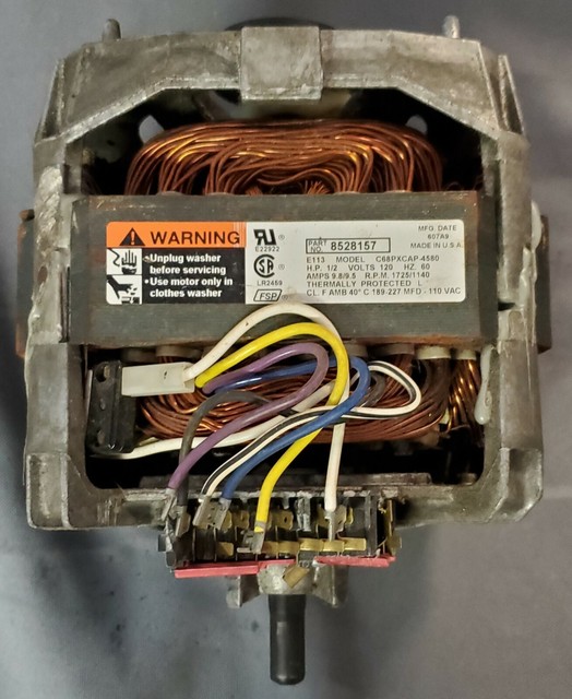 Whirlpool Washer Direct Drive Motor Pt. 8528157, WP661600 (R4S3) eBay