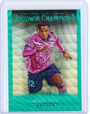 2021 UD Goodwin Champions Goudey ANSU FATI Green Wave Prizm Chrome 8/10