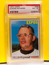 1970 Topps Set PSA 8 EXPOS Claude Raymond # 268