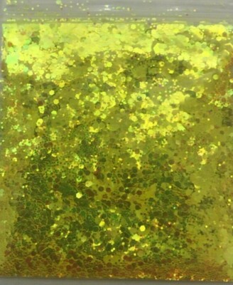 Super Sparkling Glitter Hexagon Mix-(Bright Yellow Lemon)-Nail Art Craft DIY-US