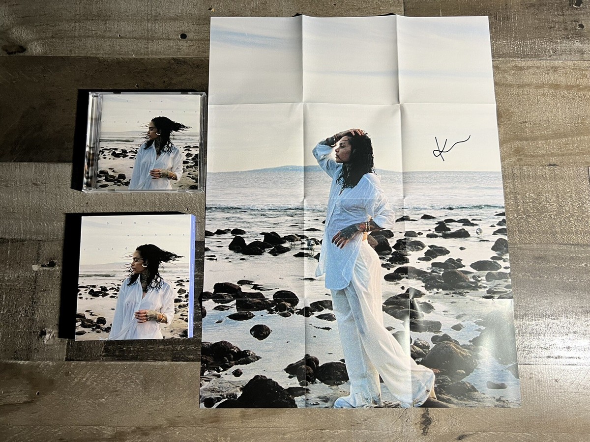 Kehlani Blue Water Road signed autographed poster and cd | eBay