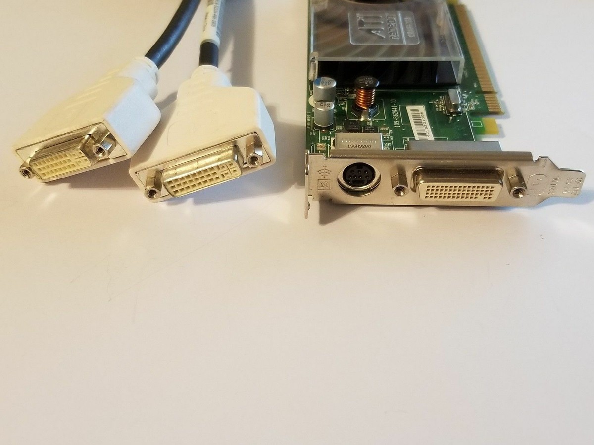 Dell Optiplex SFF SLIM 755 760 780 360 380 Dual VGA Monitor Video Card PCI-e X16 - Foto 7