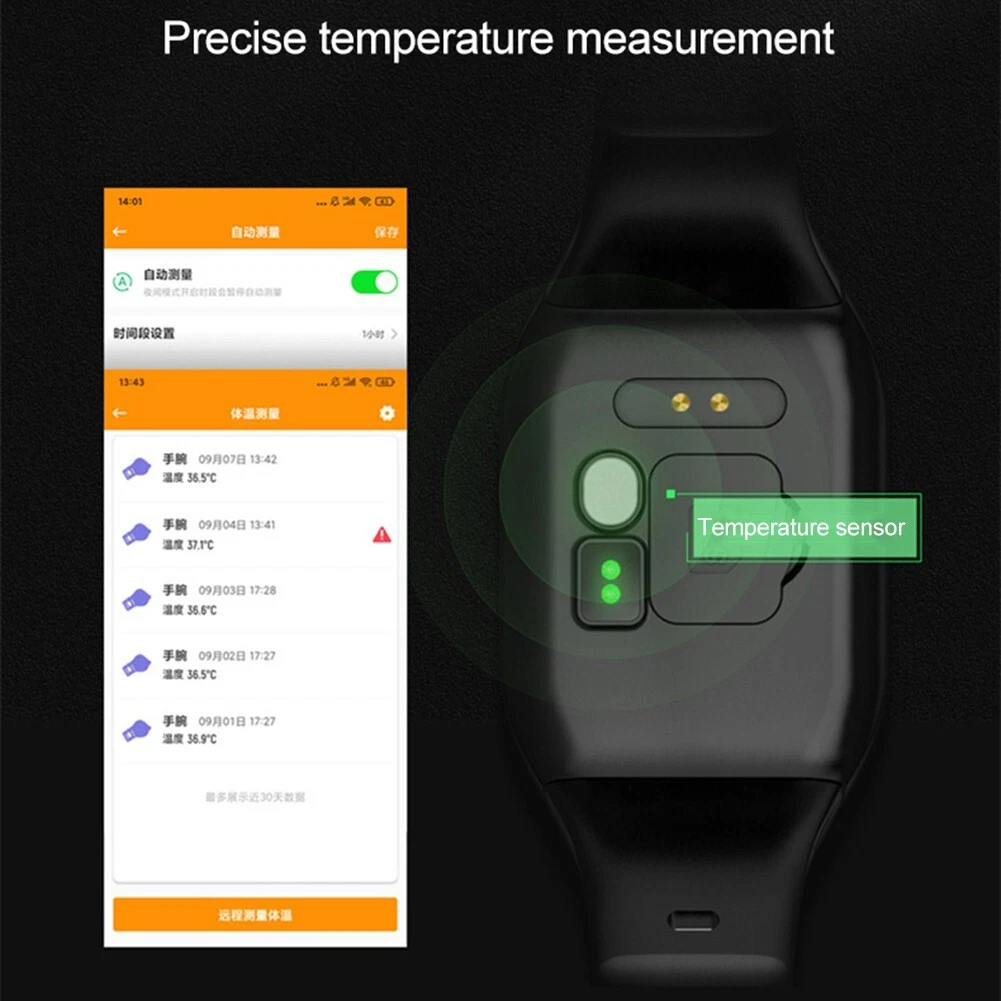 Health Bracelet with Fall Alarm Detection and GPS Tracking for