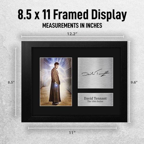 David Tennant Dr Who Gifts USL Framed Printed Signed Autograph Picture