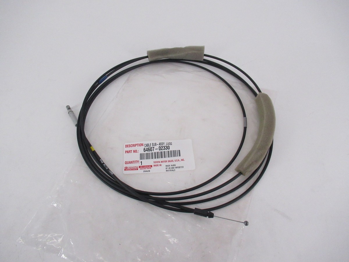 Genuine OEM Toyota 64607-02330 Rear Trunk Release Cable 2014-2019