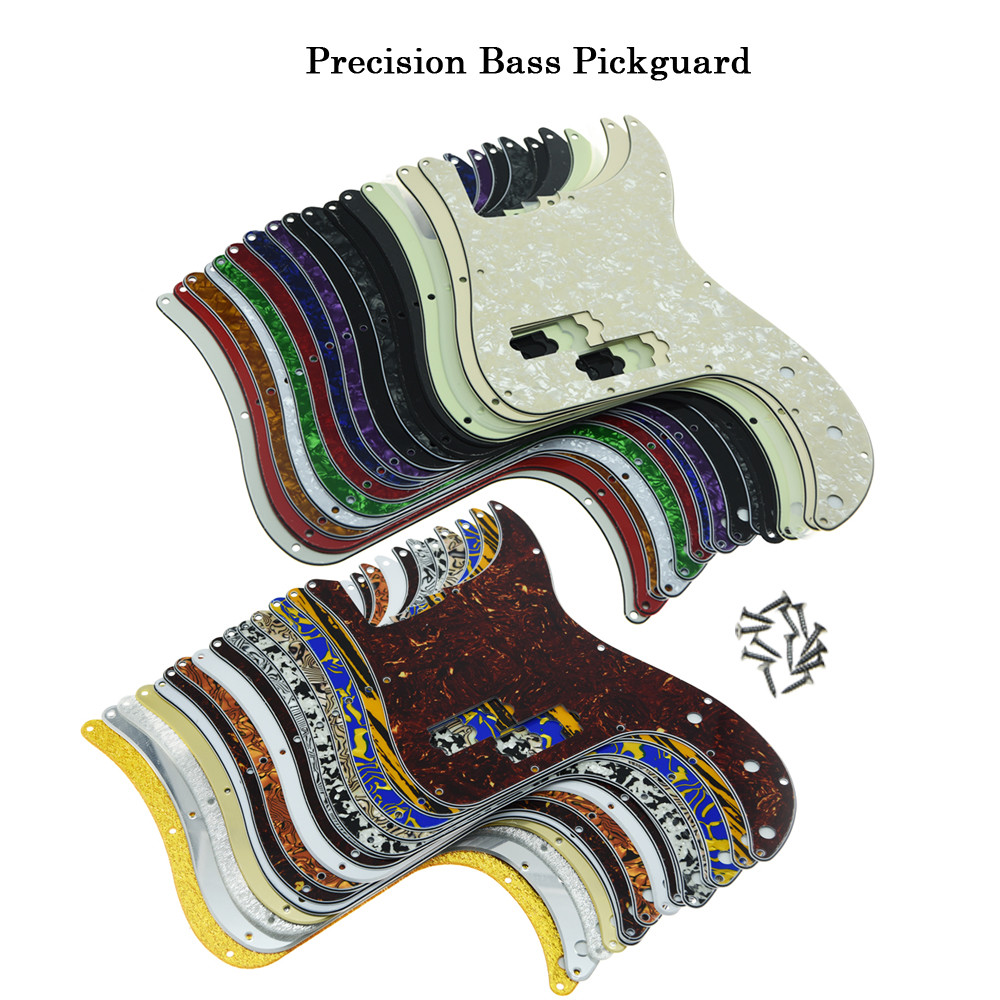 USA Spec Precision Bass P Bass Bass Bass Scrach Plate 3Ply vari colori