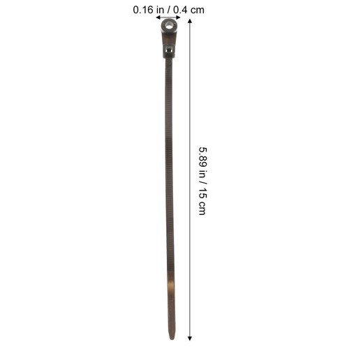 100 Pcs Simple Cable Tie With Screw Hole Self-locking Cable Tie Fixing Binding - Afbeelding 8 van 11