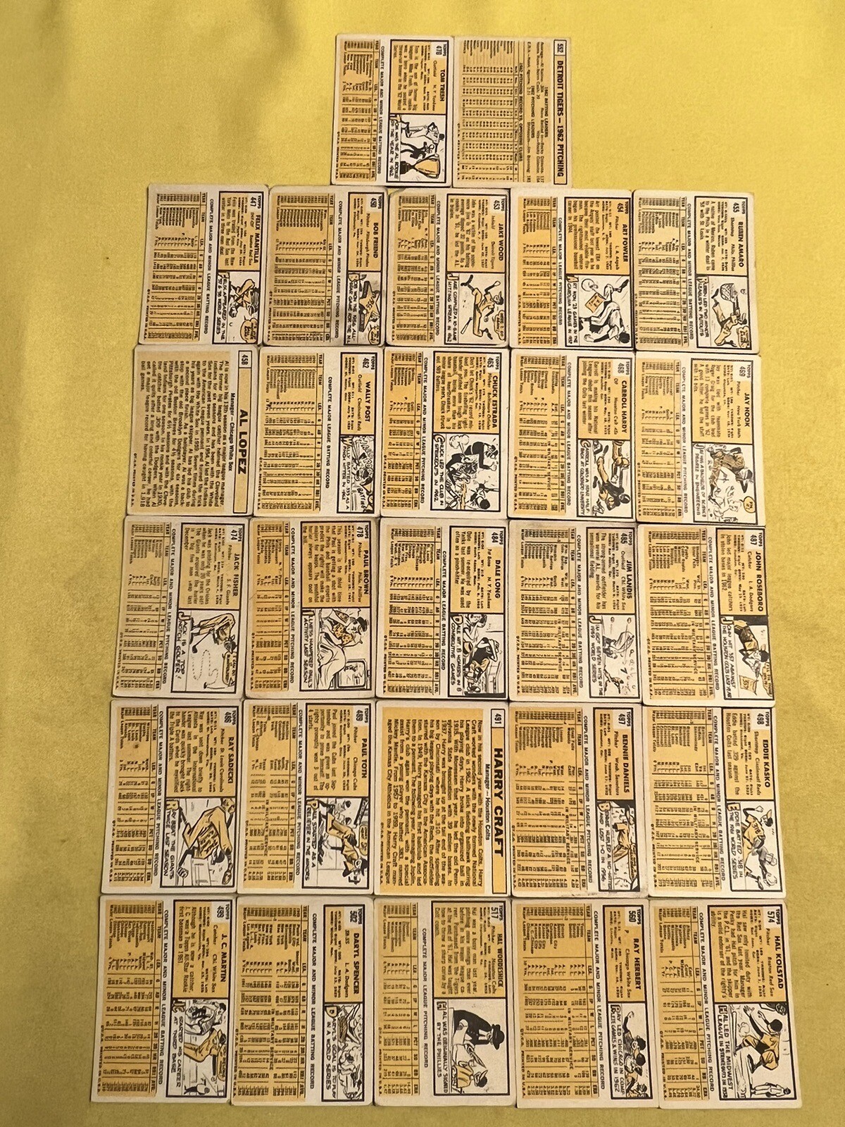 1963 Topps (27) Different 447574 Hi Vintage Baseball Card Lot