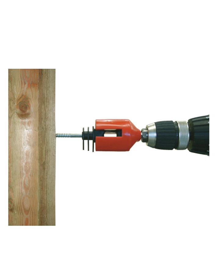 Emballage De N.100 Isolateurs Pour Fil Et Corde Électrique Avec Perceuse Inclus - Photo 2/2