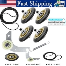 Dryer Repair Kit electrolux & frigidaire 137315300 Dryer Belt Drum Support Wheel