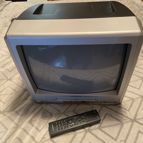 MAGNAVOX MWC13D6 13” TV And DVD Combo CRT Television RETRO GAMING