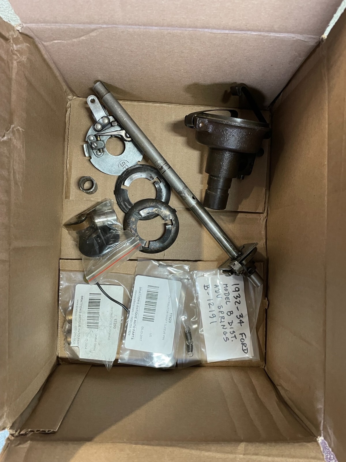 Ford Model B Distributor, 1932, 1933, 1934 eBay