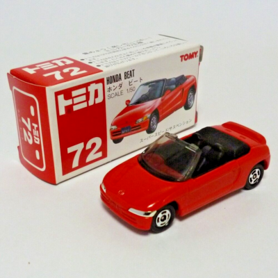 TOMICA 72 HONDA BEAT RED 1/50 K-CAR TOMY DIECAST CAR From Japan | eBay
