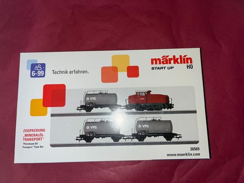 Märklin H0 26569 Zugpackung Mineralöl Transport Neuwertig in OVP | Zustand: Gebraucht