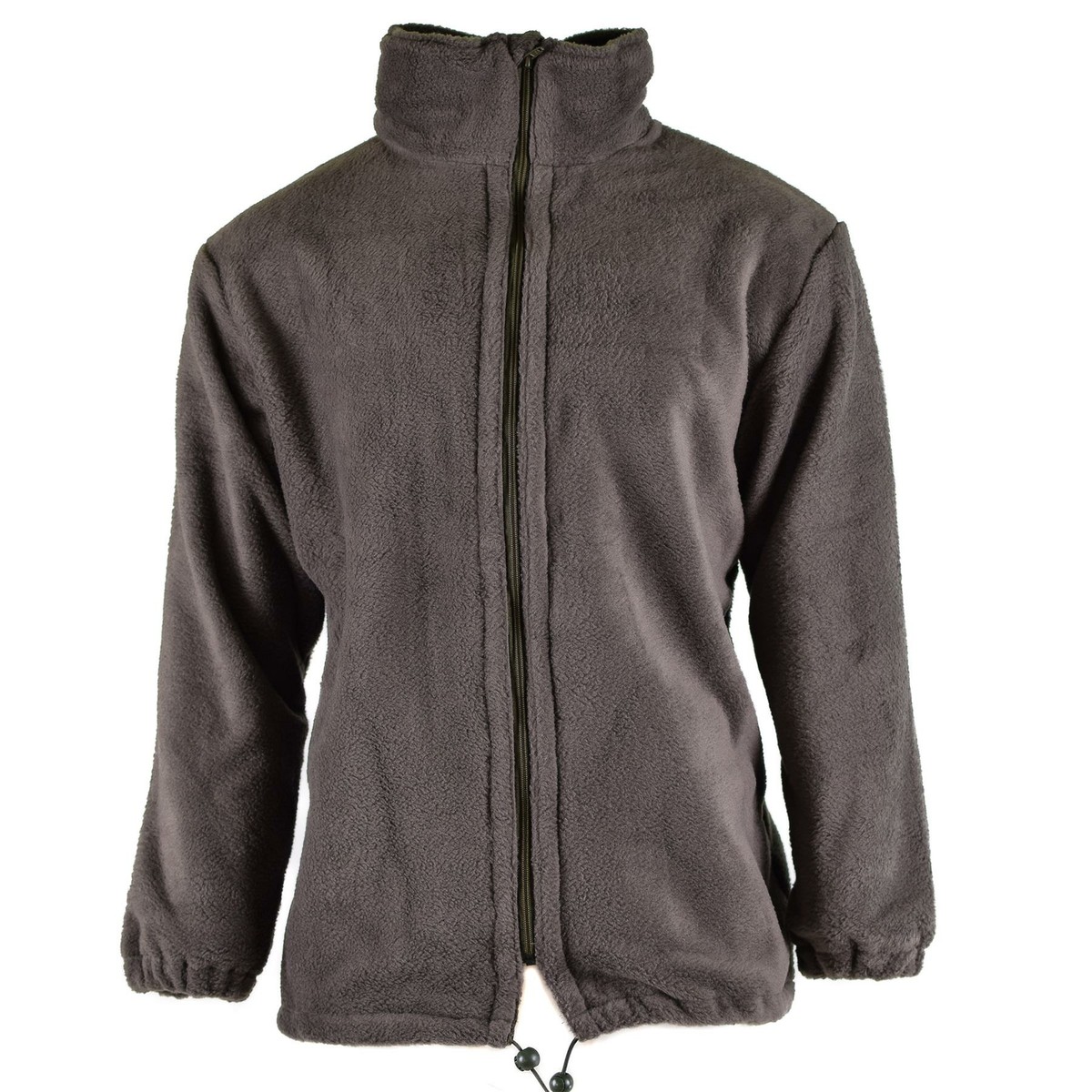 Genuine Belgian army fleece jacket military cold weather thermal