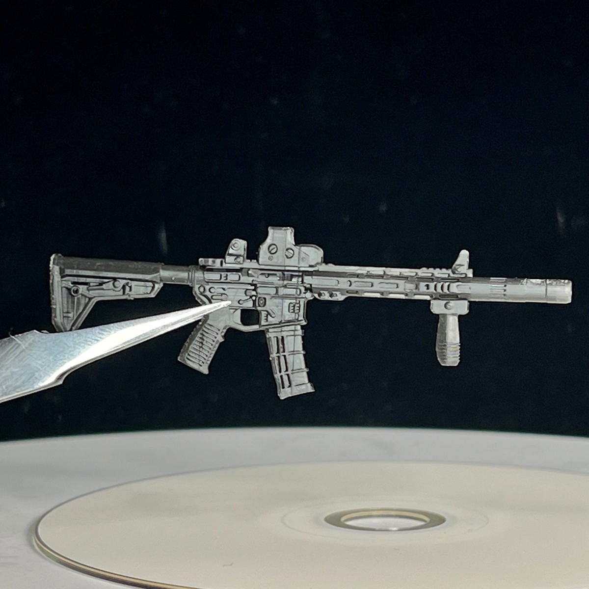 1/6 タクティカルUDR-15 &amp; SPCアクセサリーセット E RGW Omega OSS EL-QD762 タイプ ダミー サイレンサー ＆HUXWRX