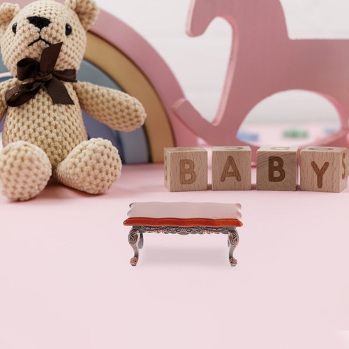 Mini Rectangular Table Child Modern Style Miniature Dollhouse Furniture - Picture 9 of 12