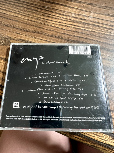 ENYA - "WATERMARK" CD - 1988 - WARNER BROS. #926774-2 - USED - - Picture 2 of 5