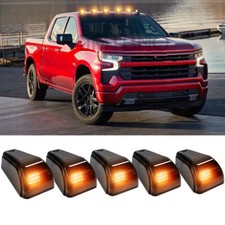 For Chevy Silverado 1500 2500 Solar Powered Wireless Cab Led Roof Marker Lights