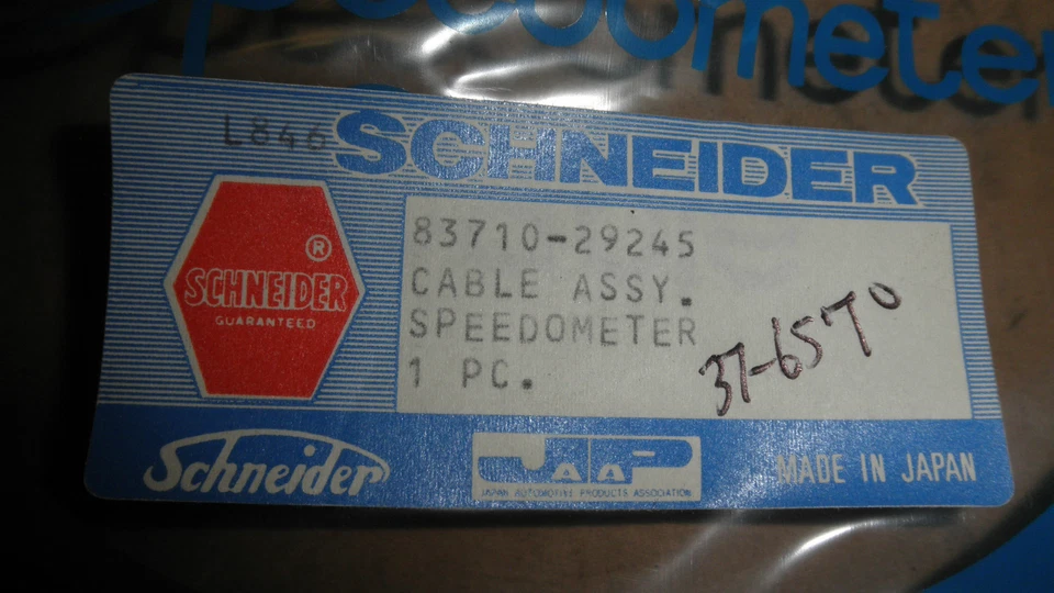 Toyota #83710-29245 1/1971-76 Corona Mk II 2M/4M M/T Speedo-Cable Ludwig# 37-6570 Foto 3 de 4