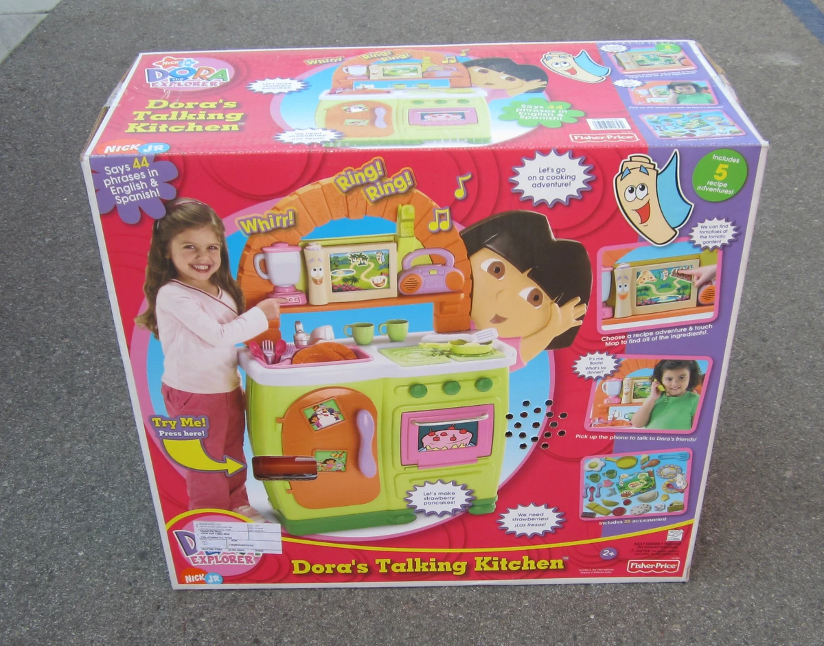 FISHER PRICE DORA THE EXPLORER ORIGINAL TALKING KITCHEN NEW