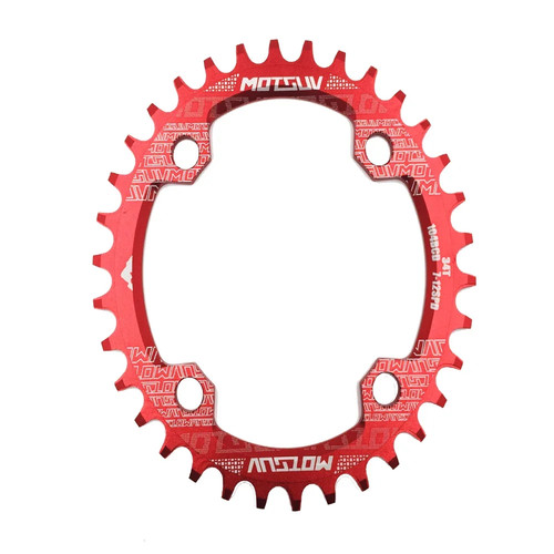 Plato redondo ovalado para bicicleta de montaña 104 BCD 32T/34T/36T/38T - Imagen 22 de 30